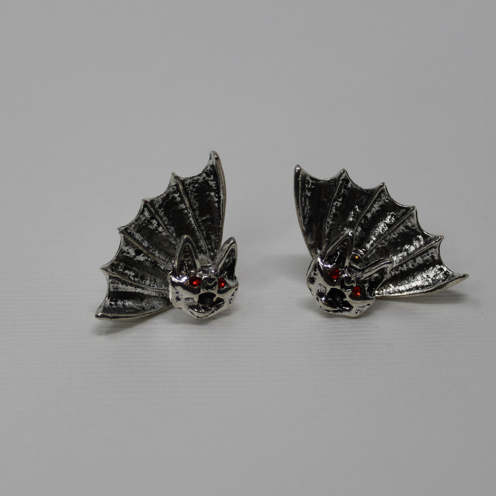 Bat Earrings with Red Eyes!!!